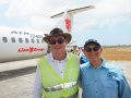With Wakatobi's founder, Lorenz Mader, as my group flies back to Bali